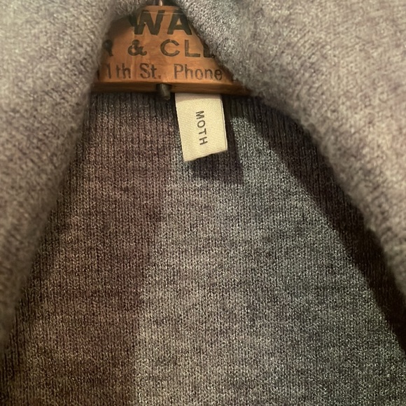 Moth Sophie grey waterfall cardigan Anthropologie - Picture 4 of 5